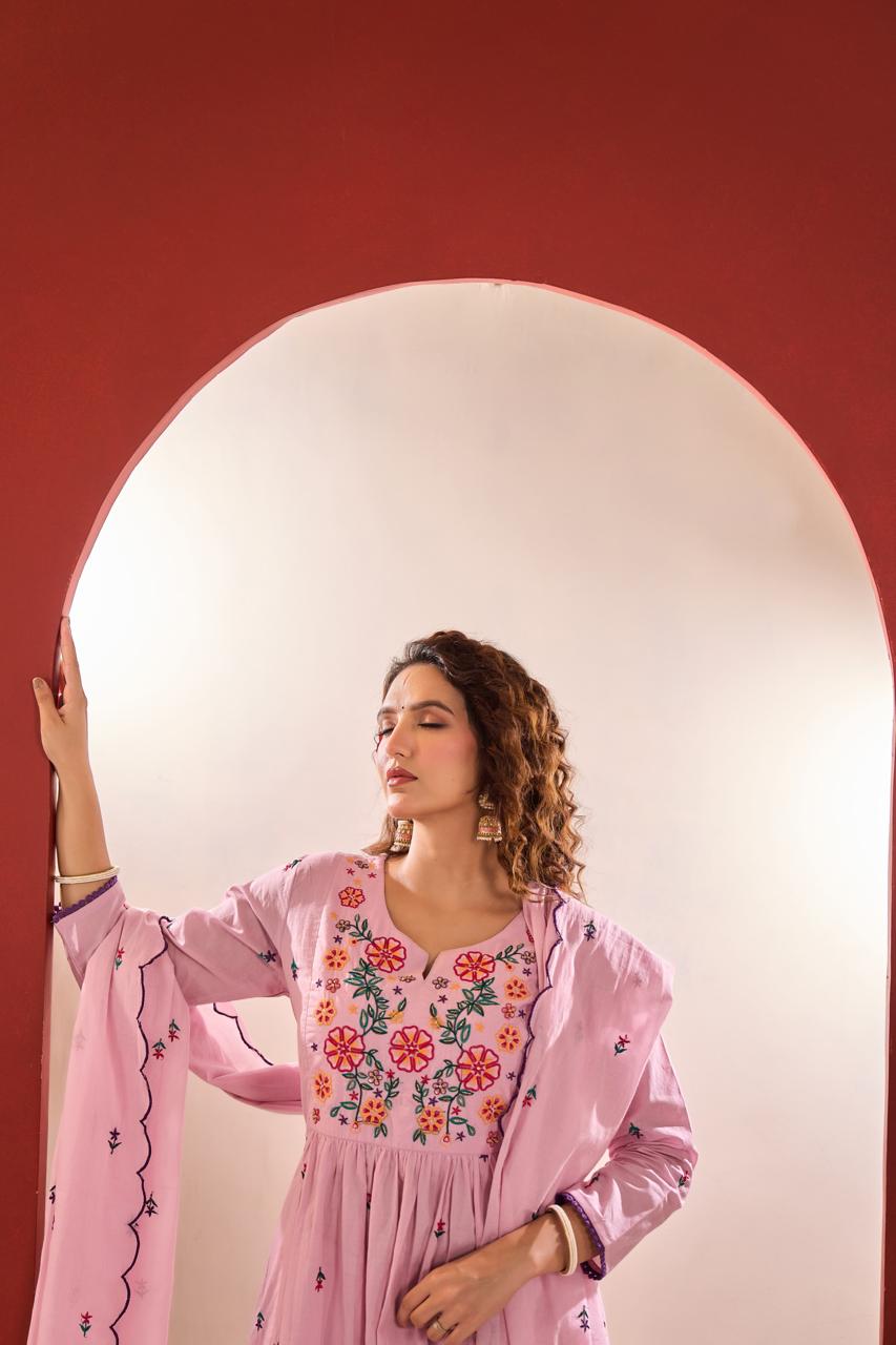 Pure Cotton Suit Set