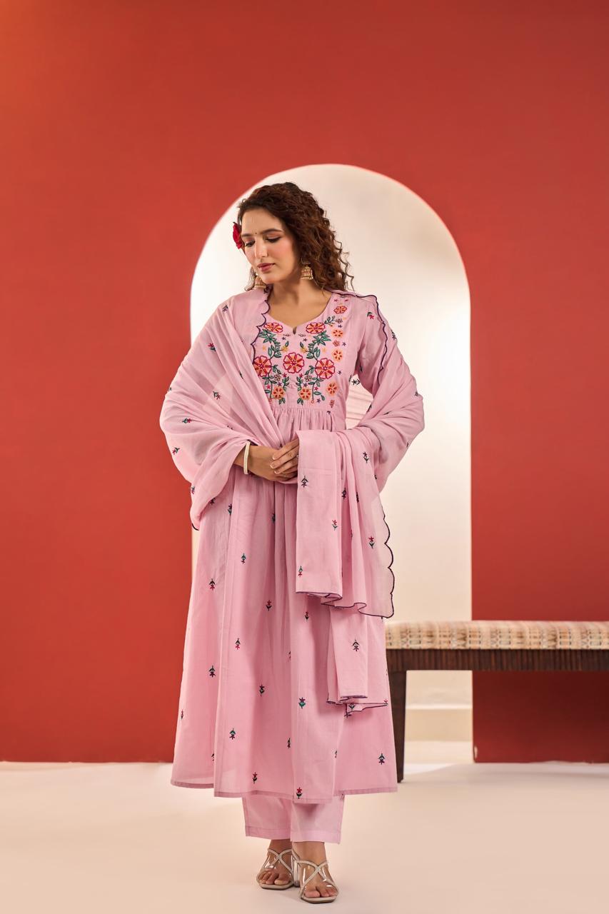 Pure Cotton Suit Set