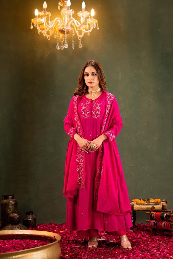 Pure Mal Cotton Designer Suit Set