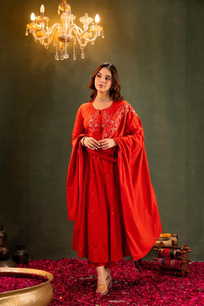 Pure Mal Cotton Designer Suit