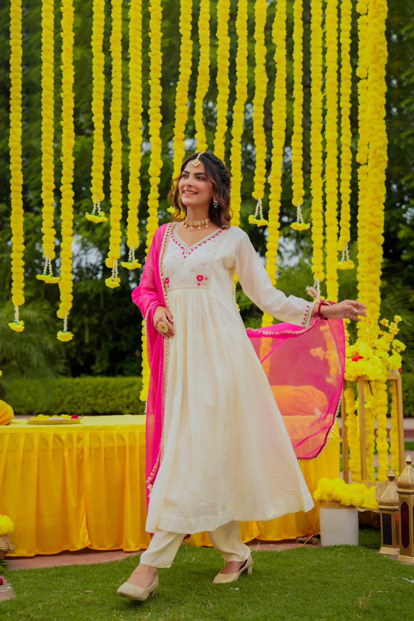Mal Chanderi Suit