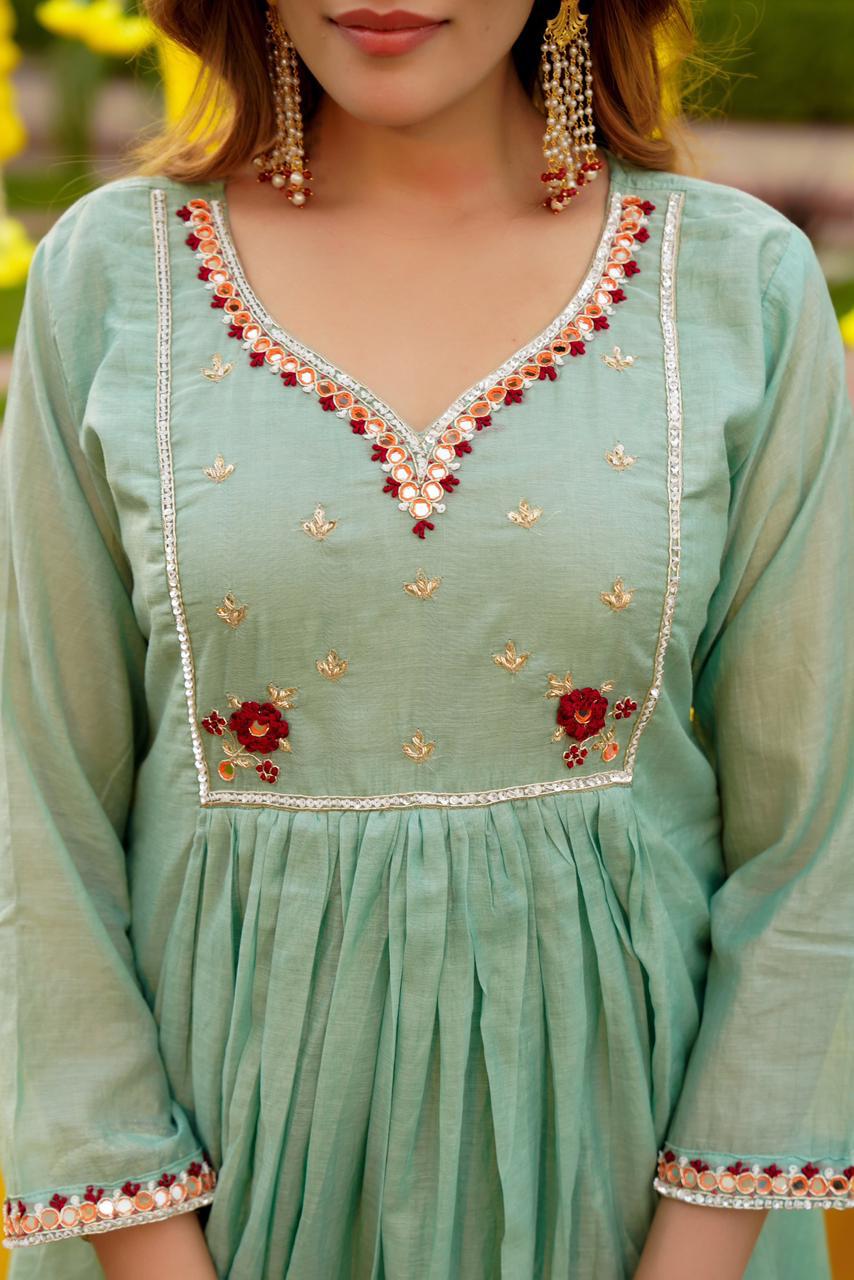 Mal Chanderi Suit