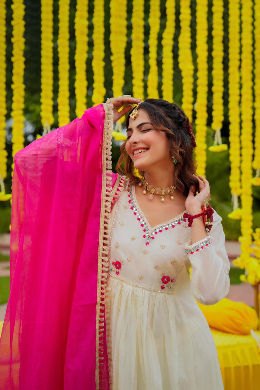 Mal Chanderi Suit
