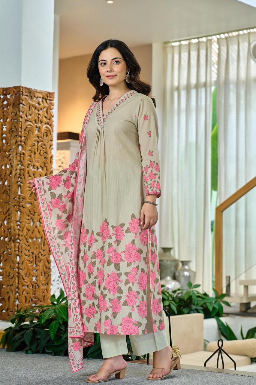 Pure Cotton Suit