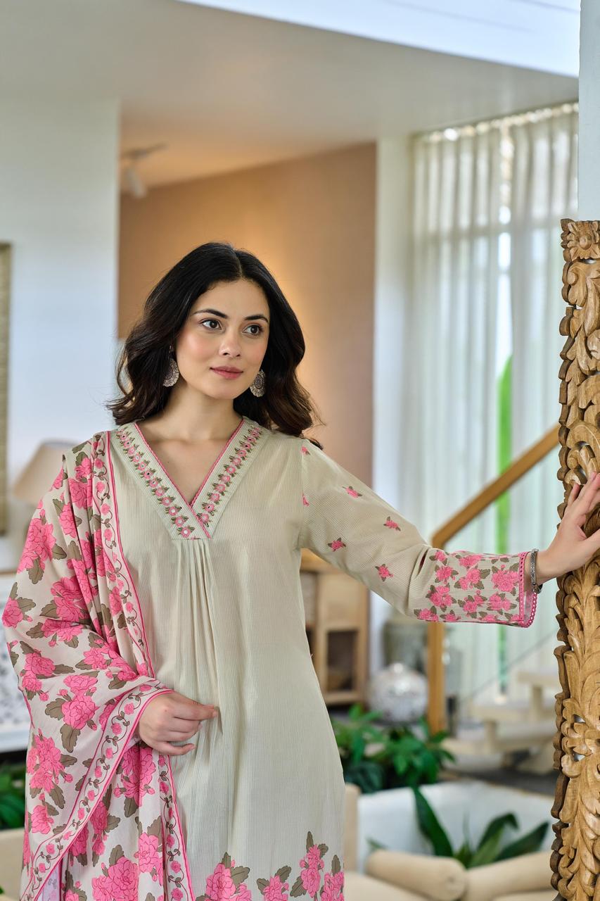 Pure Cotton Suit