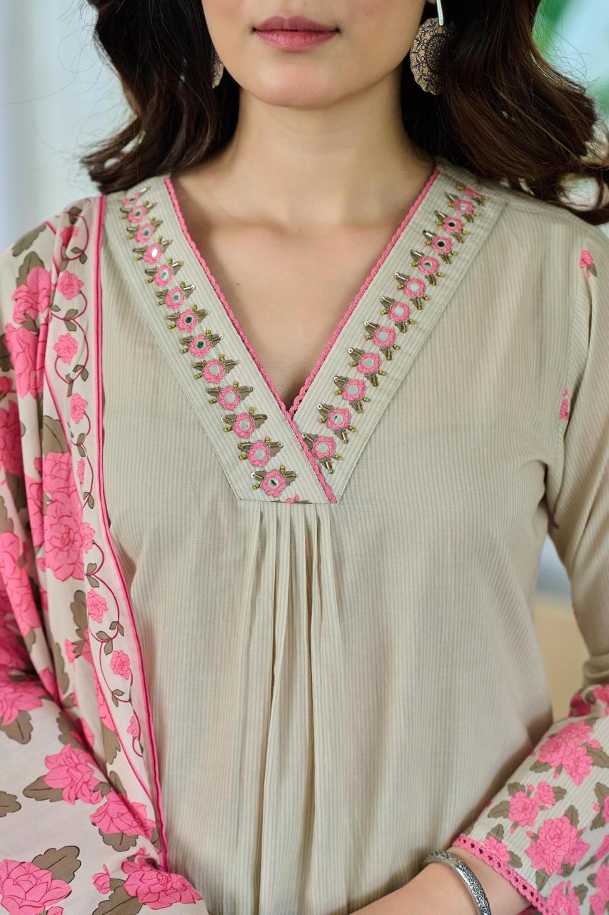 Pure Cotton Suit