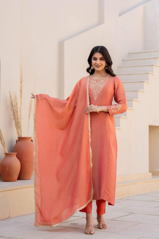Elegant Tissue 3-piece Suit Set